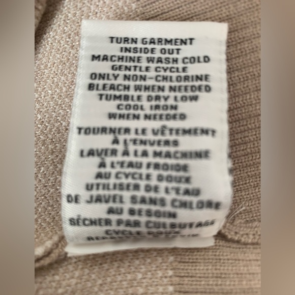 NWT Jason Wu Sweater: Beige w/White Horses, Crewneck, Long Sleeves, Viscose 2X - Picture 10 of 13